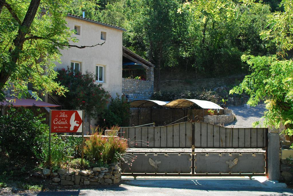Le Mas De La Colombe Grospierres Exteriör bild